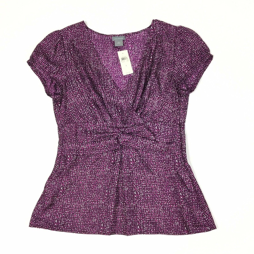 Ann Taylor Womens 100% Silk Blouse